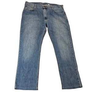 Carhartt Mens Relaxed Fit Jeans Denim Blue Work Pants Comfort 38x30‎